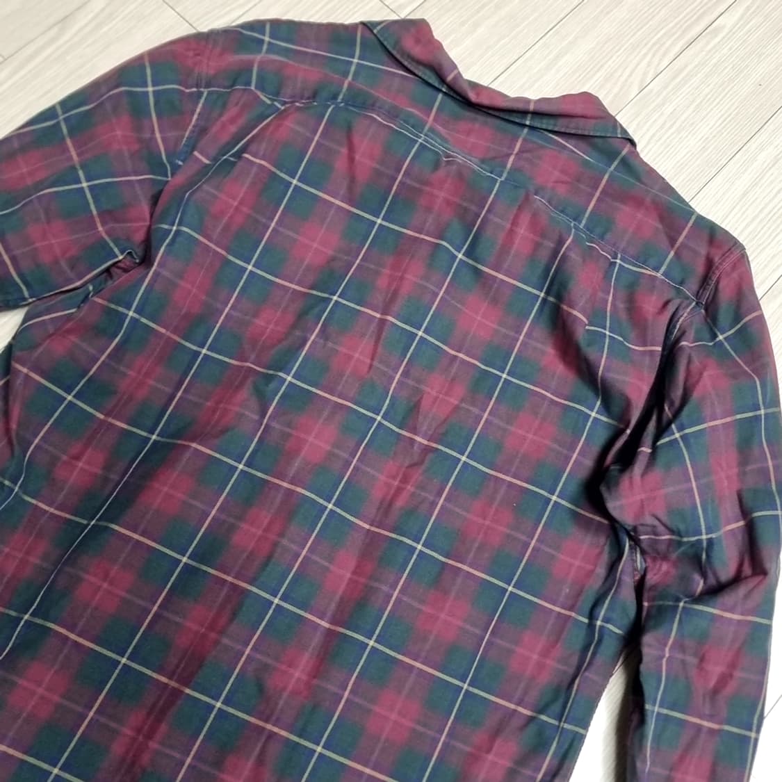 80s 폴로 랄프로렌 체크 긴팔 셔츠(100-105) 상품이미지3