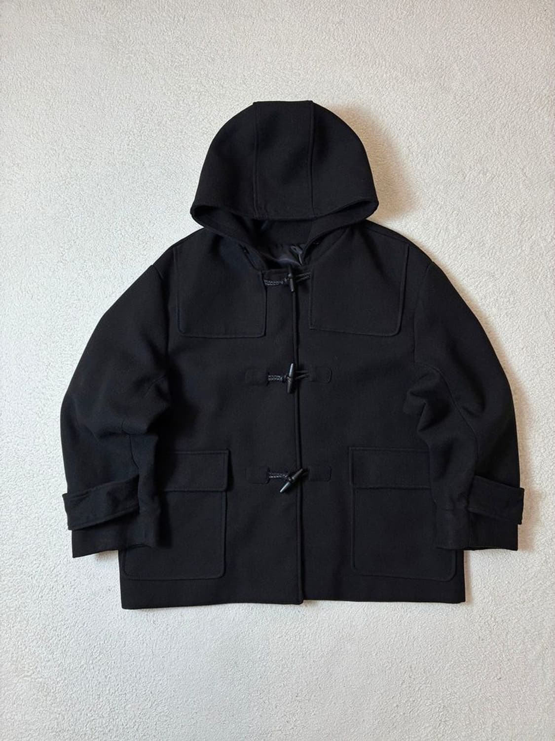 파르티멘토 오버사이즈 멜톤 콘보이 더플 코트 PN6938 상품이미지1