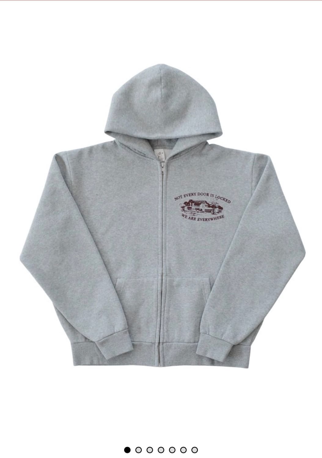 컬렉트피시스 후드집업 그레이 상품이미지1