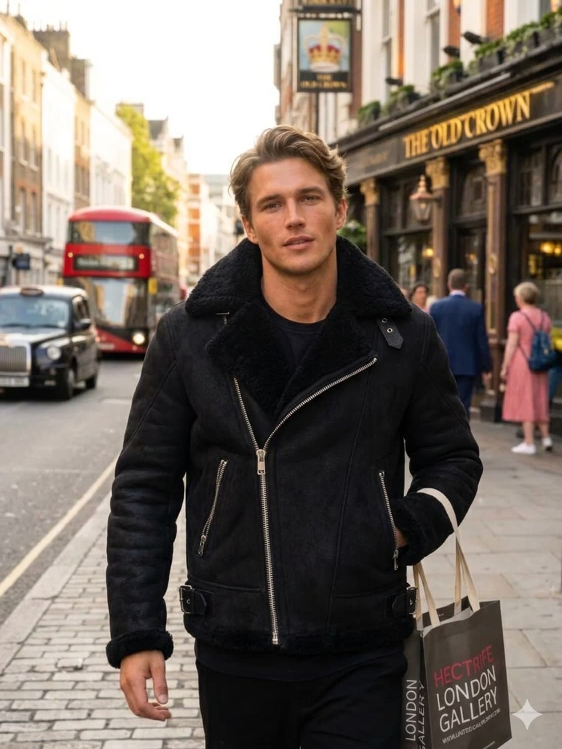 올세인츠 끝판왕 무스탕, 마이레스 시어링 자켓(100사이즈) 상품이미지3