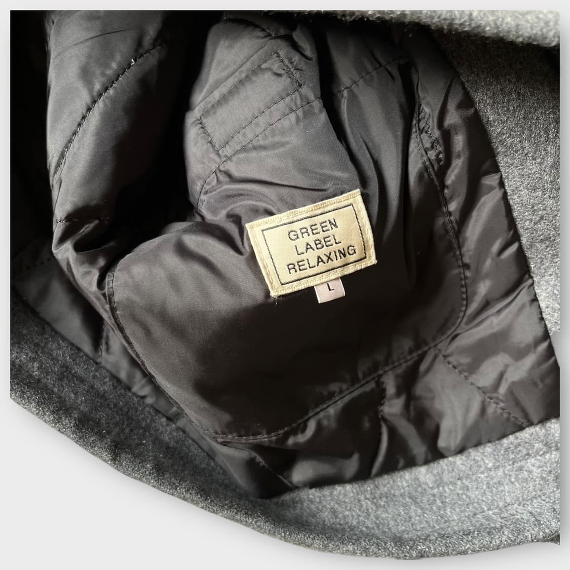 United Arrows . 그린라벨릴렉싱 엘보패치 울 자켓 상품이미지6