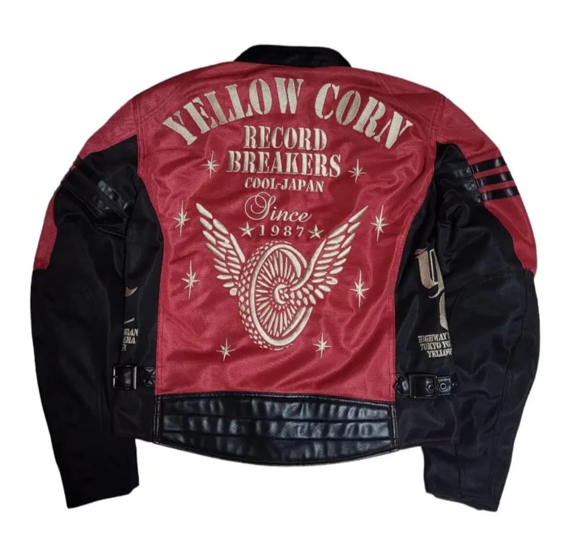 (m) 90s 옐로우콘 바이크자켓 yellowcorn 모터사이클자켓 상품이미지2
