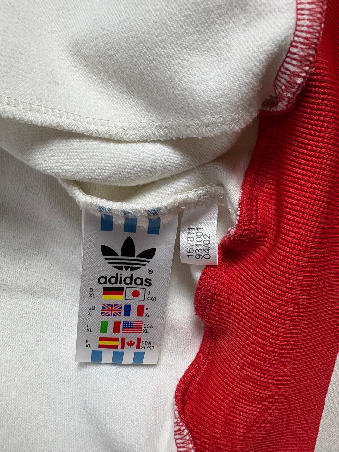 Adidas 아디다스 4대 대장급 일장기 재팬 져지 XL 상품이미지6
