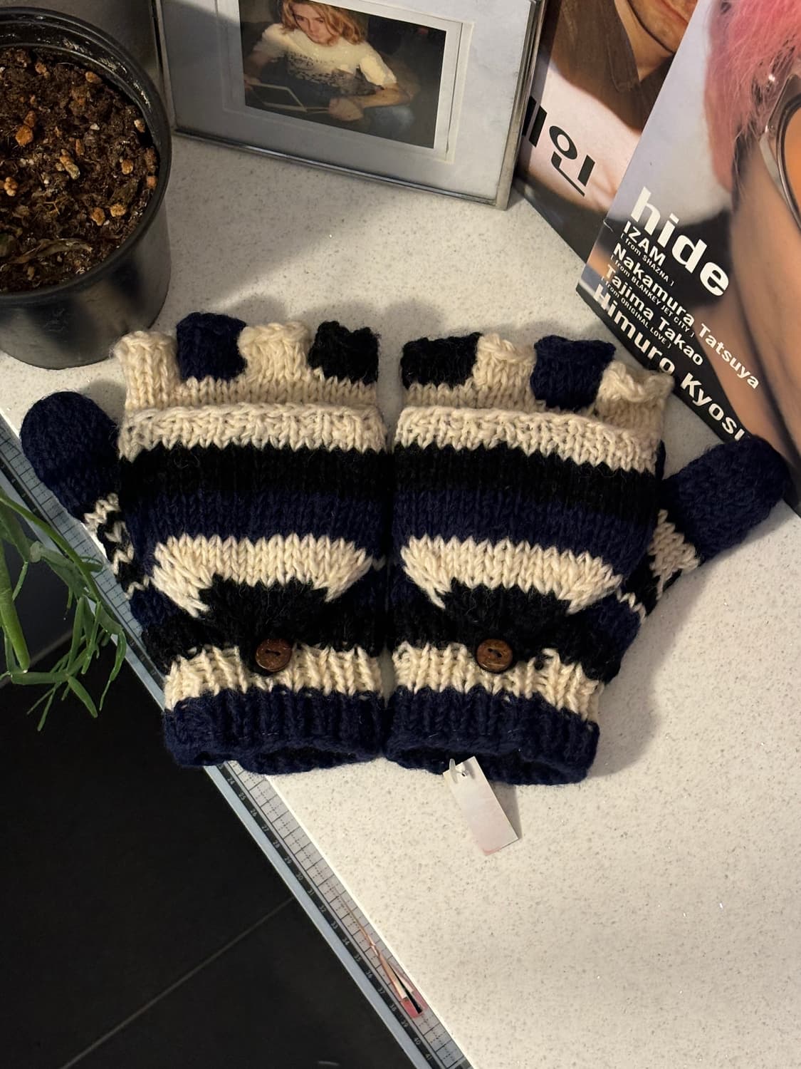 Hideaway 투웨이 니트 장갑 상품이미지3