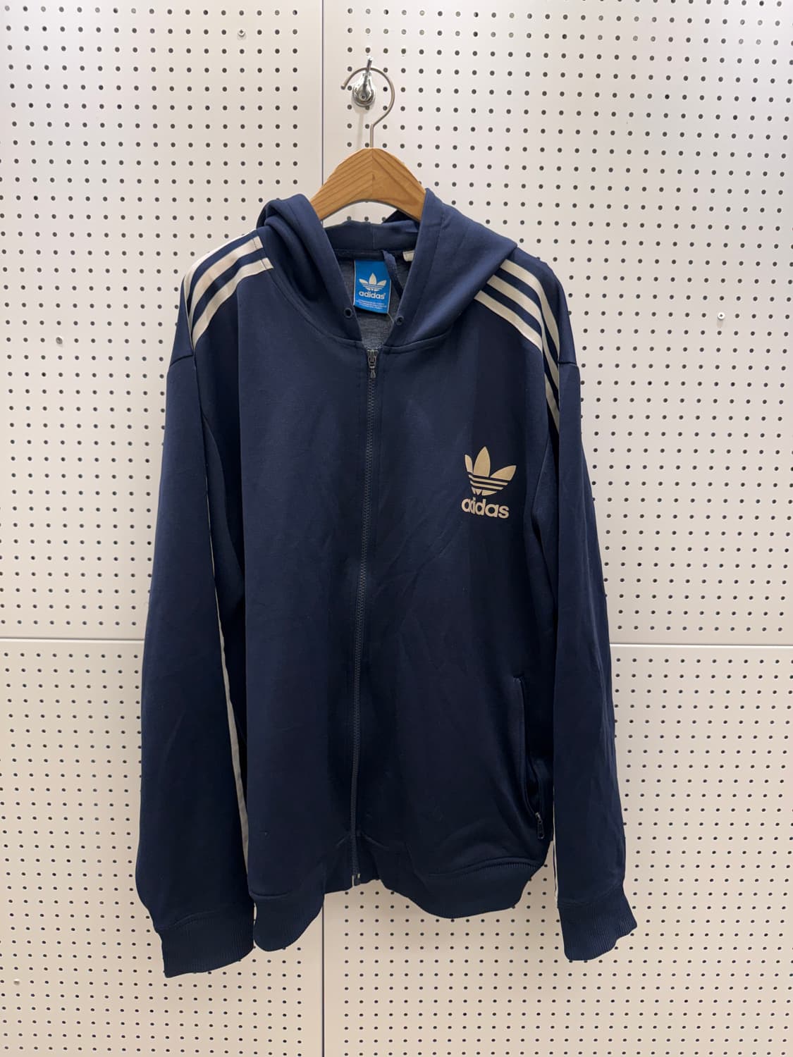 아디다스 오리지널스 블루 트랙탑 후드집업 U1219 상품이미지2