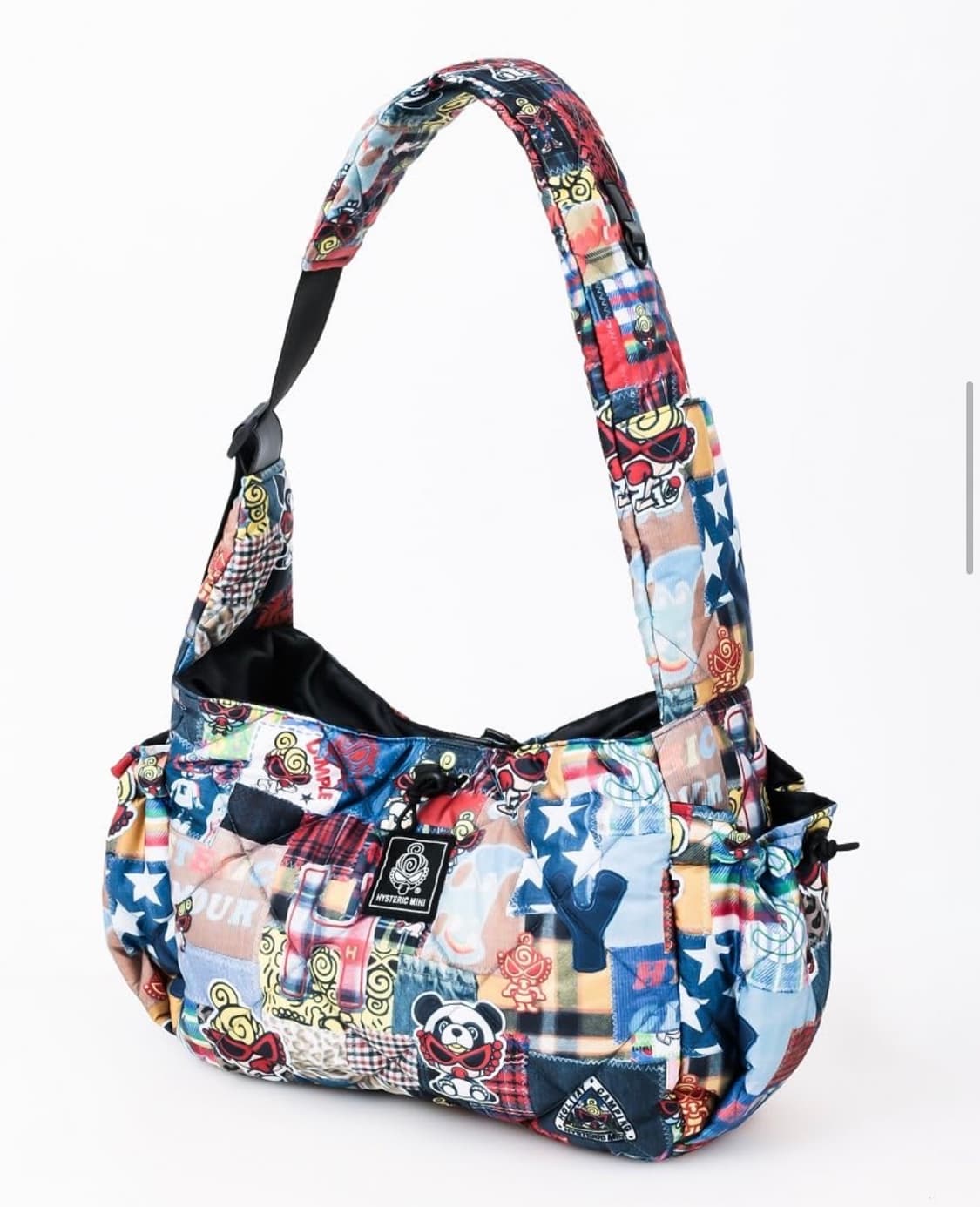 히스테릭 글래머 미니 잡지부록 패치워크 숄더백 상품이미지1