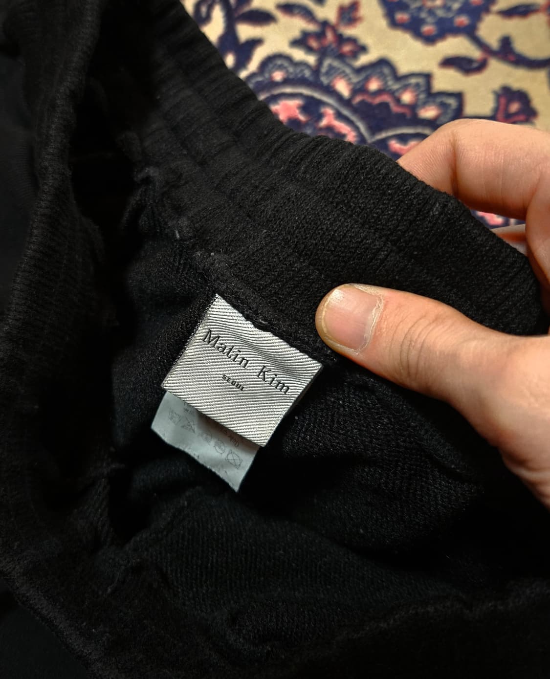 마뗑킴 턴업 티테일 스웨트 팬츠 Free 상품이미지7