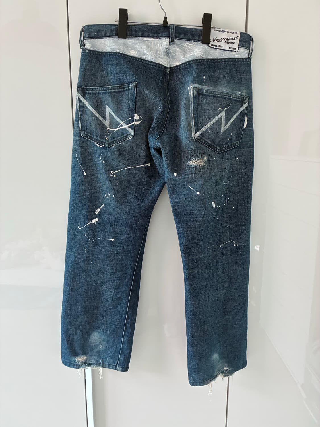 네이버후드 2002년 Savage Basic 데님 우라하라주쿠 아카이브 상품이미지2