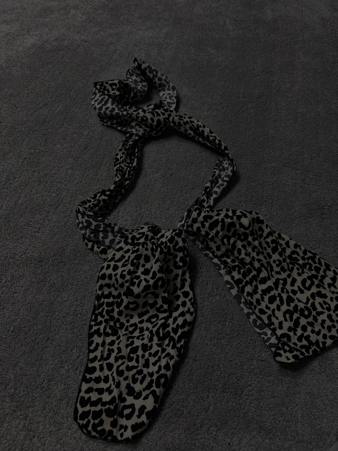 Vintage vkei punk mood leopard scarf 상품이미지2