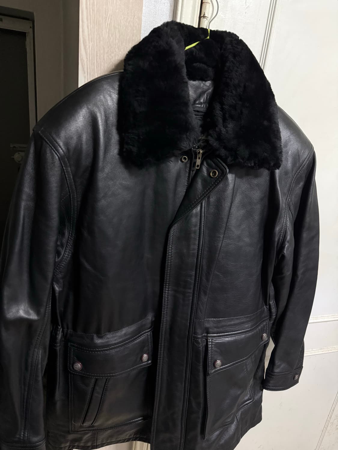 남자양가죽오리털자켓거의새거 상품이미지1