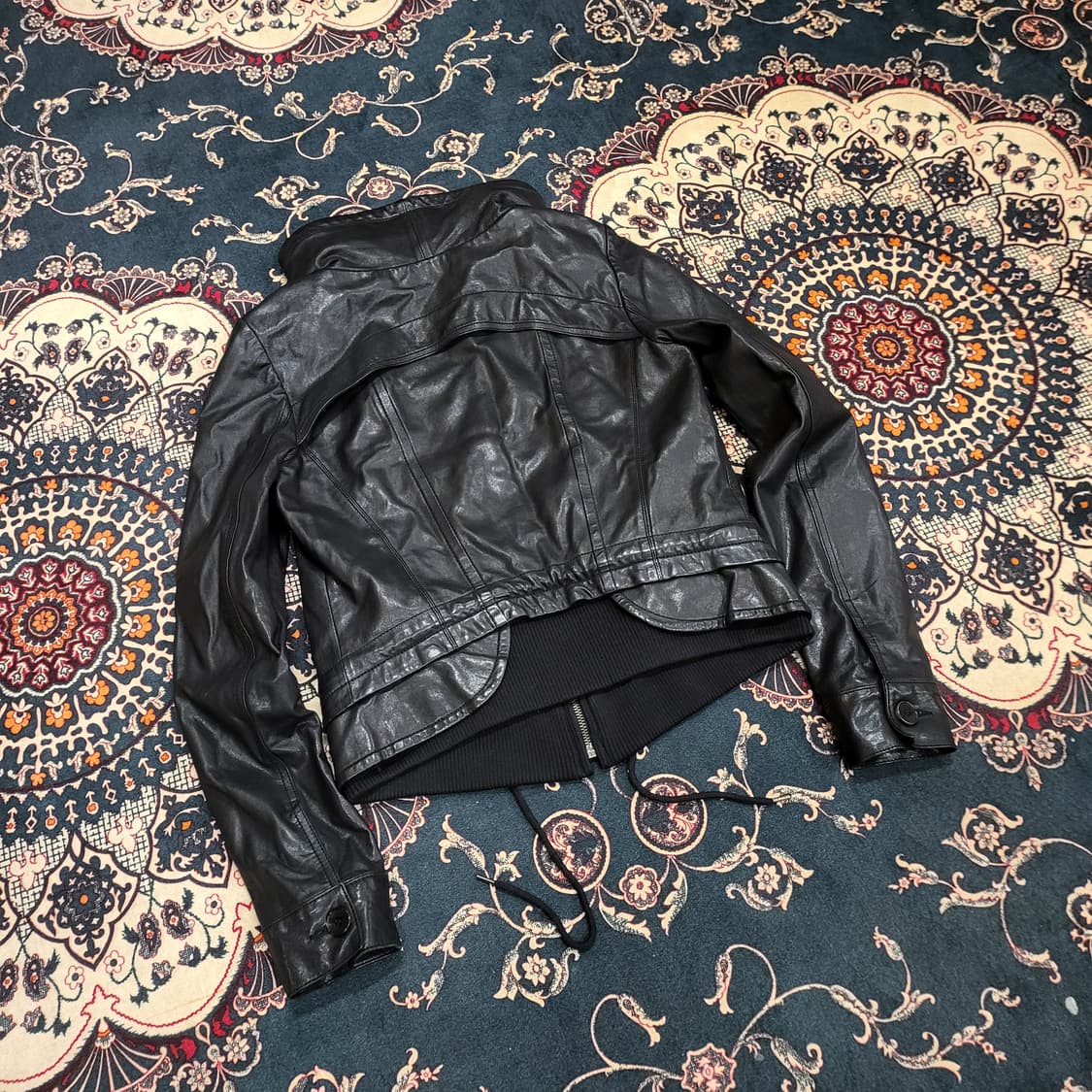 리얼 레더 자켓 (os) 상품이미지5