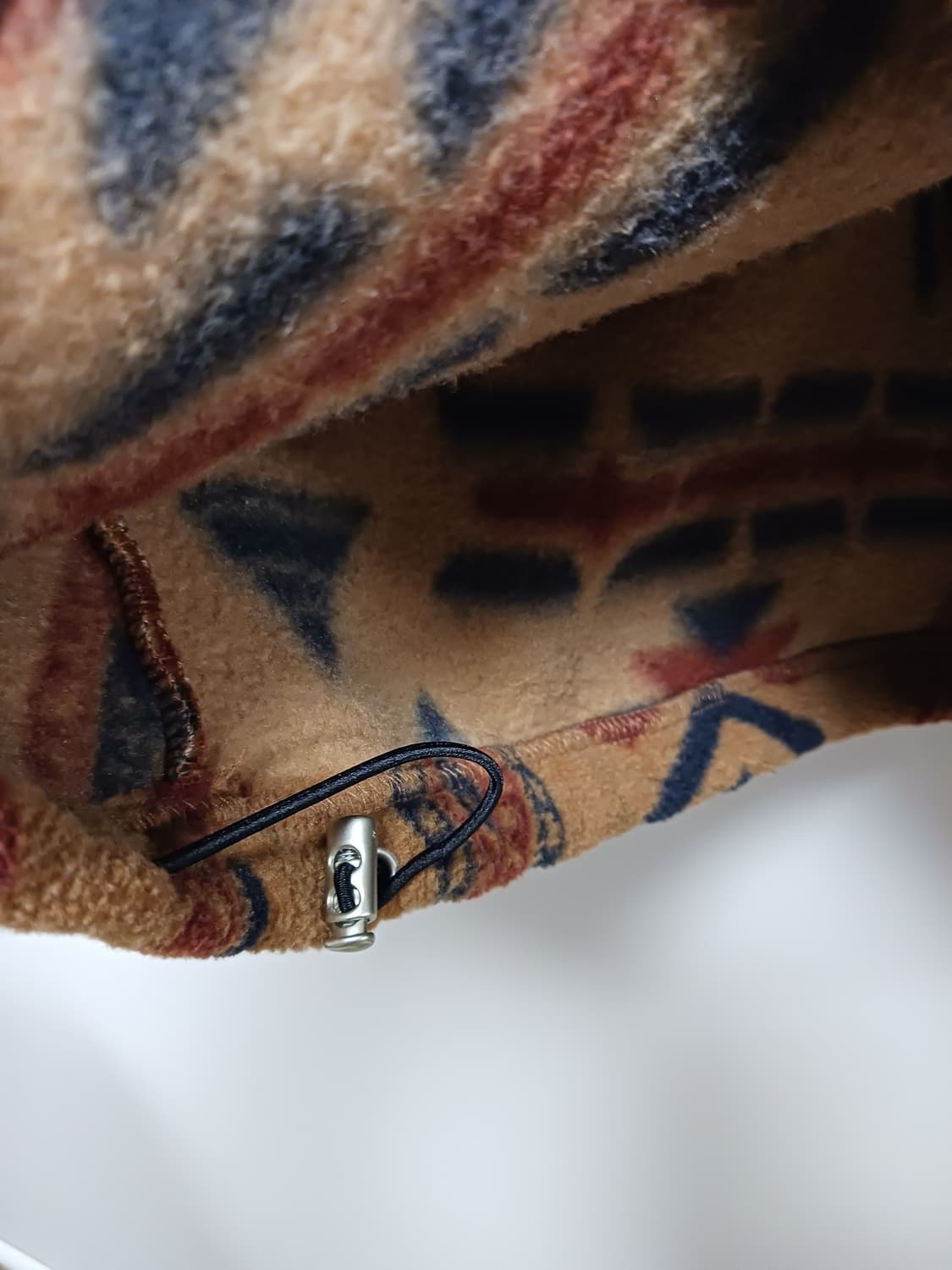 배색 하프 아노락 플리스 상품이미지4