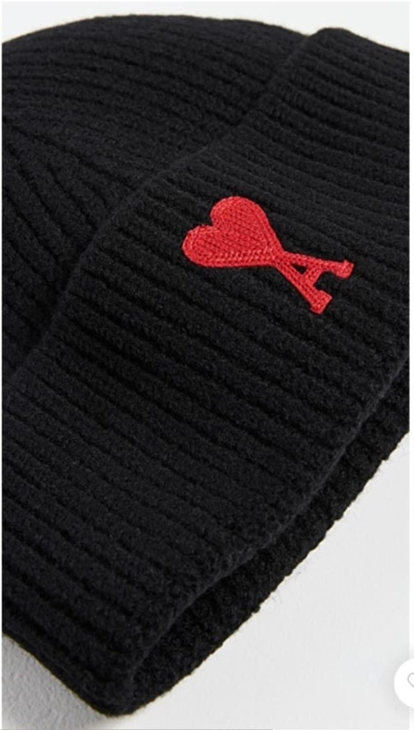 Ami 아미 체인스티치 하트로고 울 비니 상품이미지2