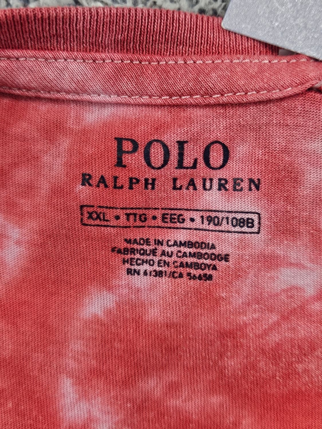 폴로랄프로렌 다잉 커스텀 싱글스티치 반팔 티셔츠 (2XL) / 11518 상품이미지6