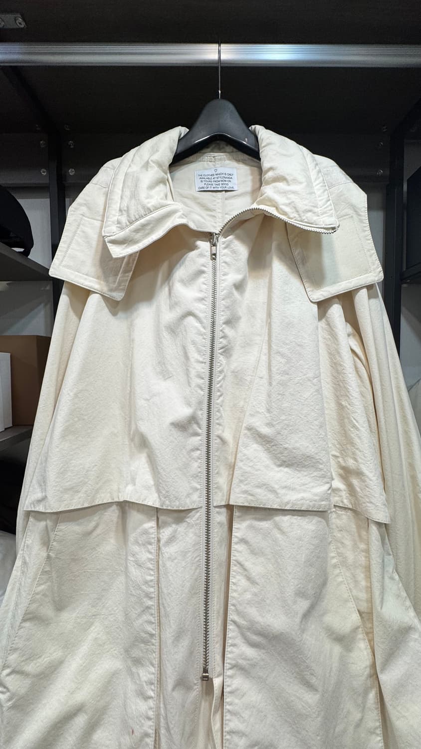 스타일난다 후드트렌치점퍼 (탈부착가능) 상품이미지1