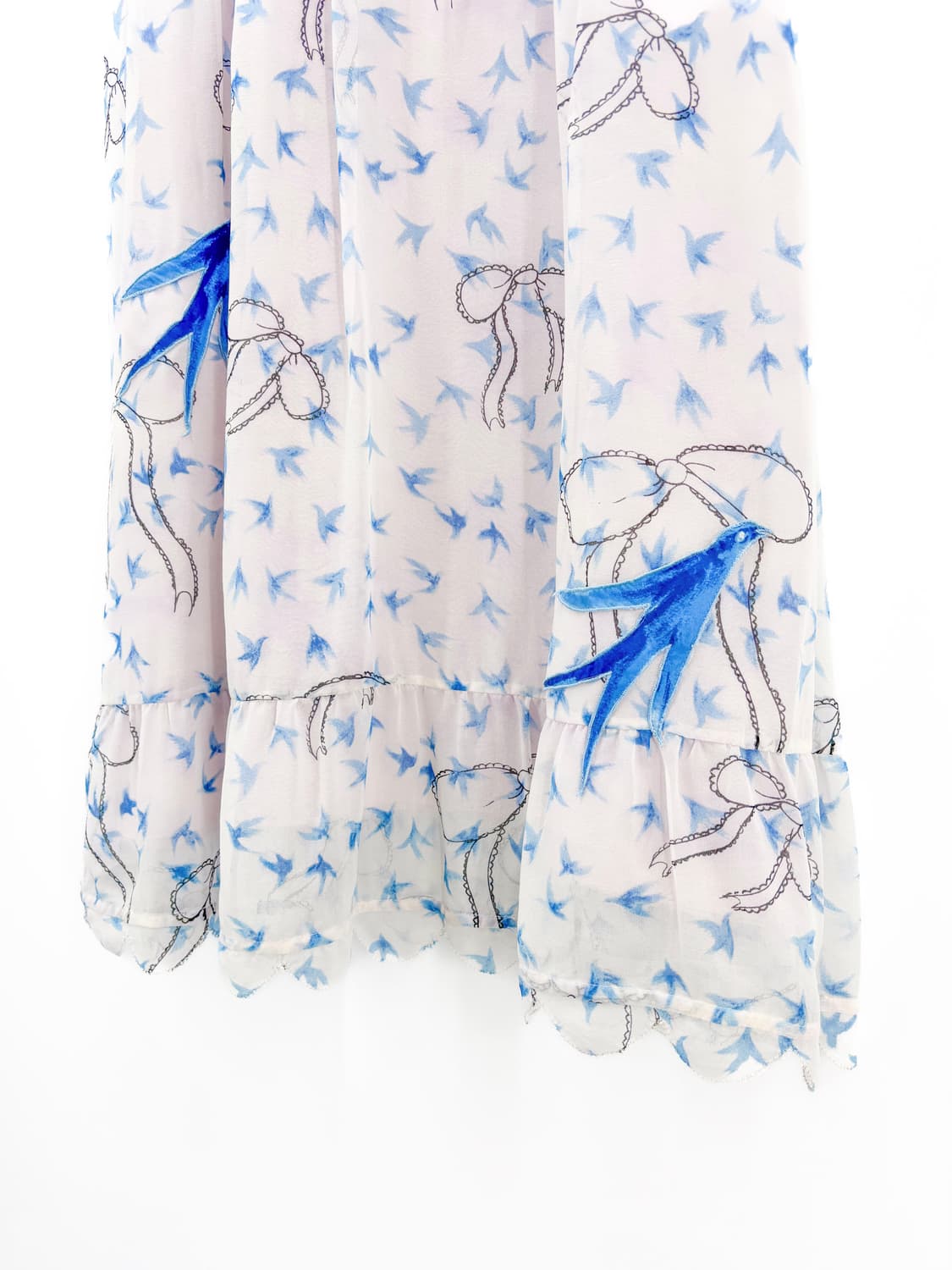 츠모리 치사토 슬리브리스 실크 원피스  상품이미지6