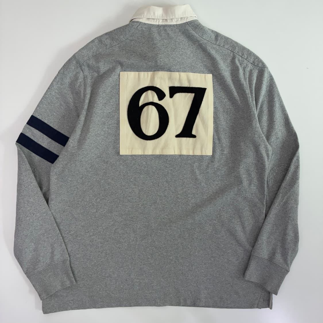 Polo  폴로 랄프로렌 신형 엠브로이드 자수 아이코닉 그레이 럭비티 상품이미지2