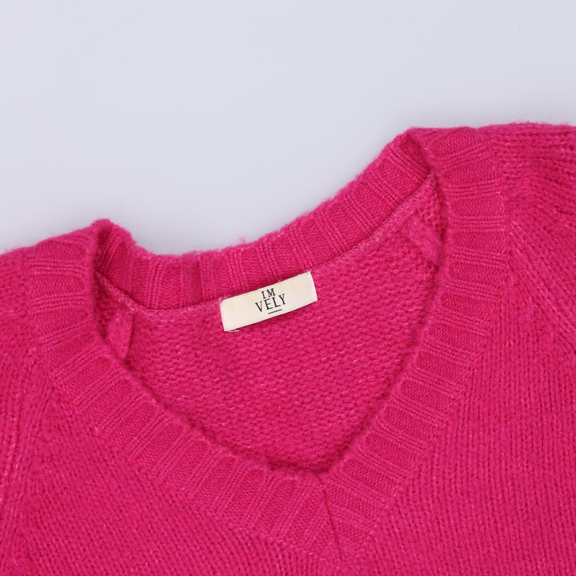 F 빈티지 여성 브이넥 니트 스웨터 0204M 상품이미지3