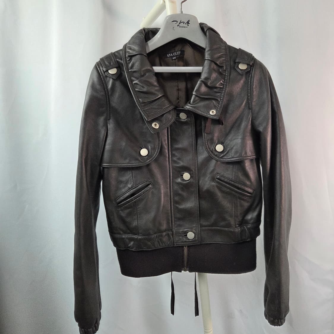 55/ Ana clef 양가죽 크롭 자켓  상품이미지1
