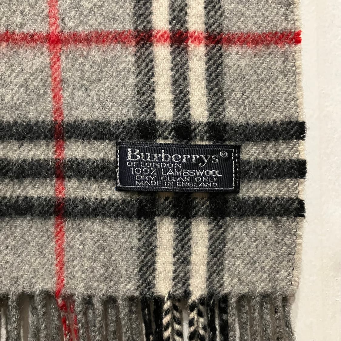 [정품] 버버리 그레이 노바체크 램스울 머플러 (burberry) 상품이미지5