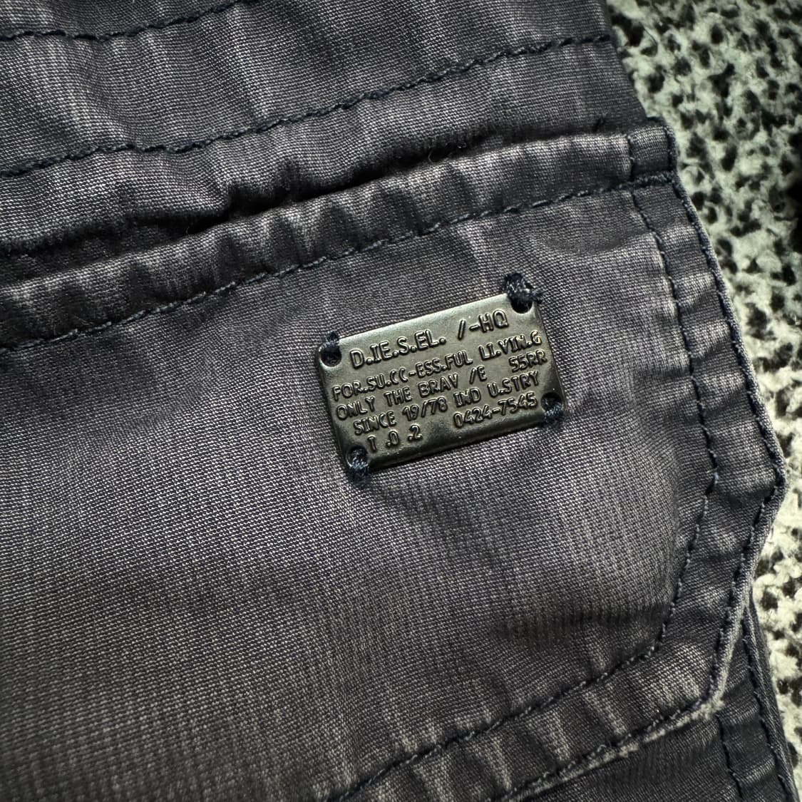 Name : 디젤 엘보우패치 집업 버튼 빈티지데미지 자켓 :)  상품이미지5