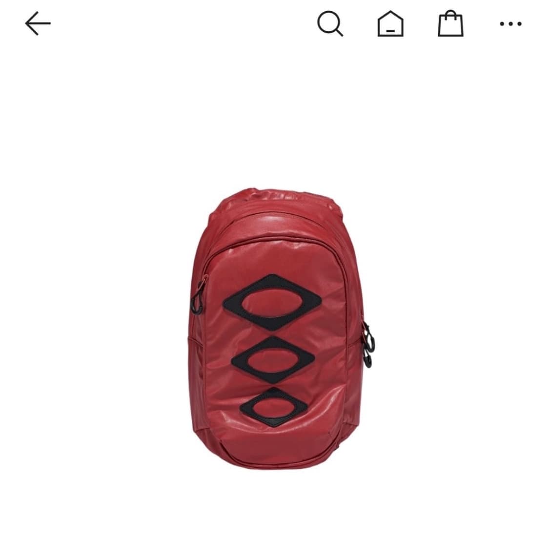 미스치프 롬버스 미니 백팩 페이디드 레드 상품이미지1