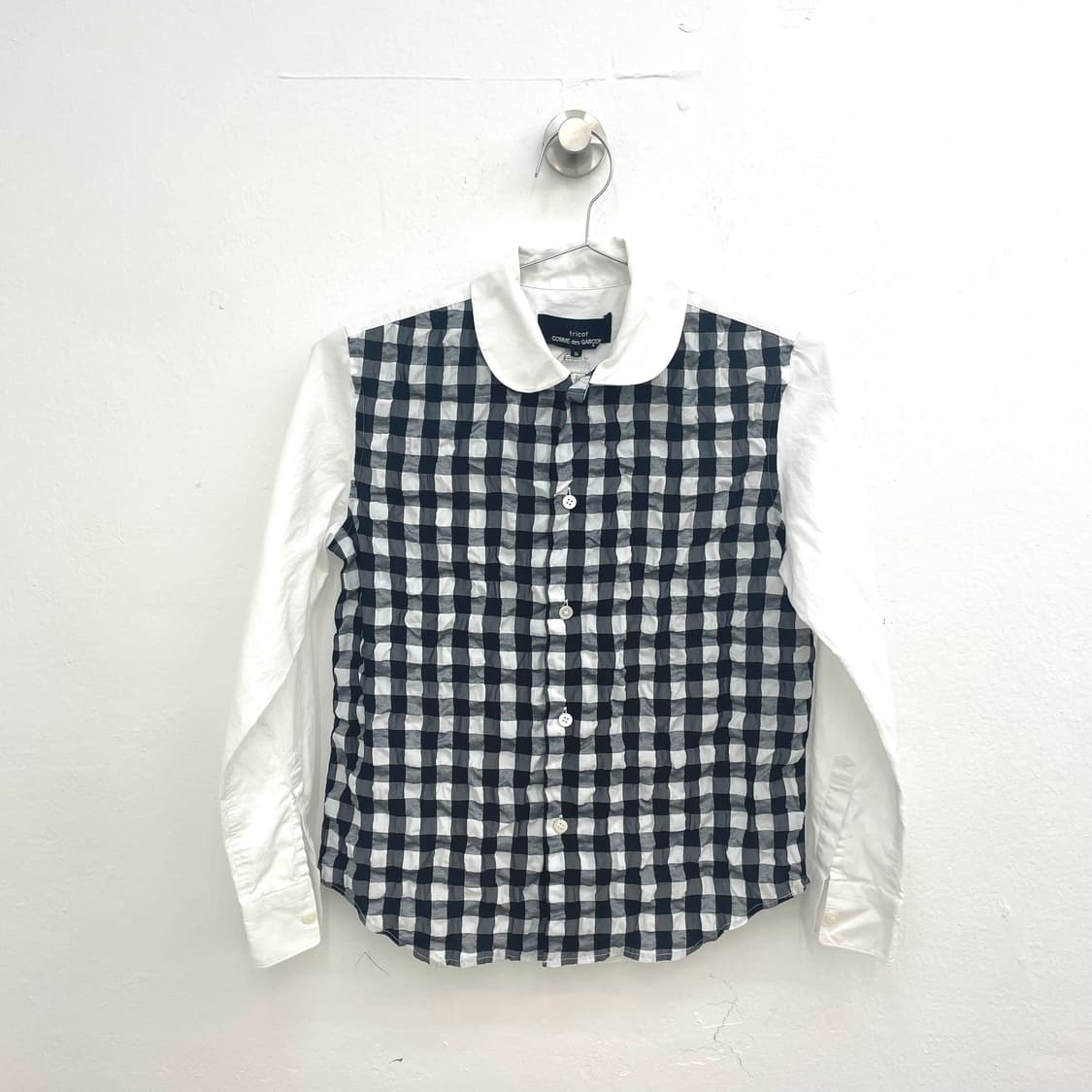 Comme des garcons gingham layered shirt  상품이미지1