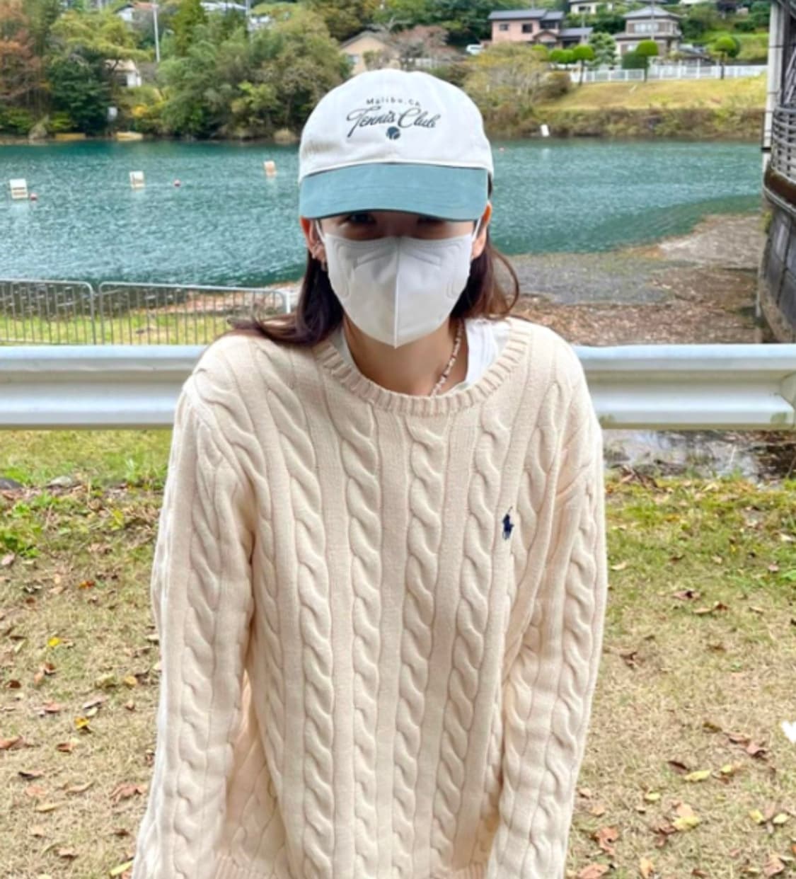 폴로 케이블 니트 코튼 스웨터 상품이미지1