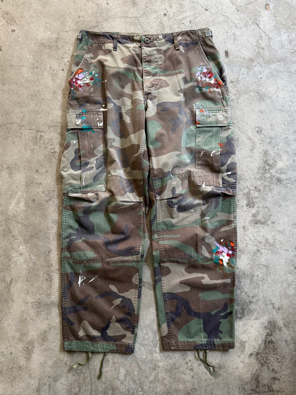 90s US Military Woodland Combat Trousers 상품이미지1