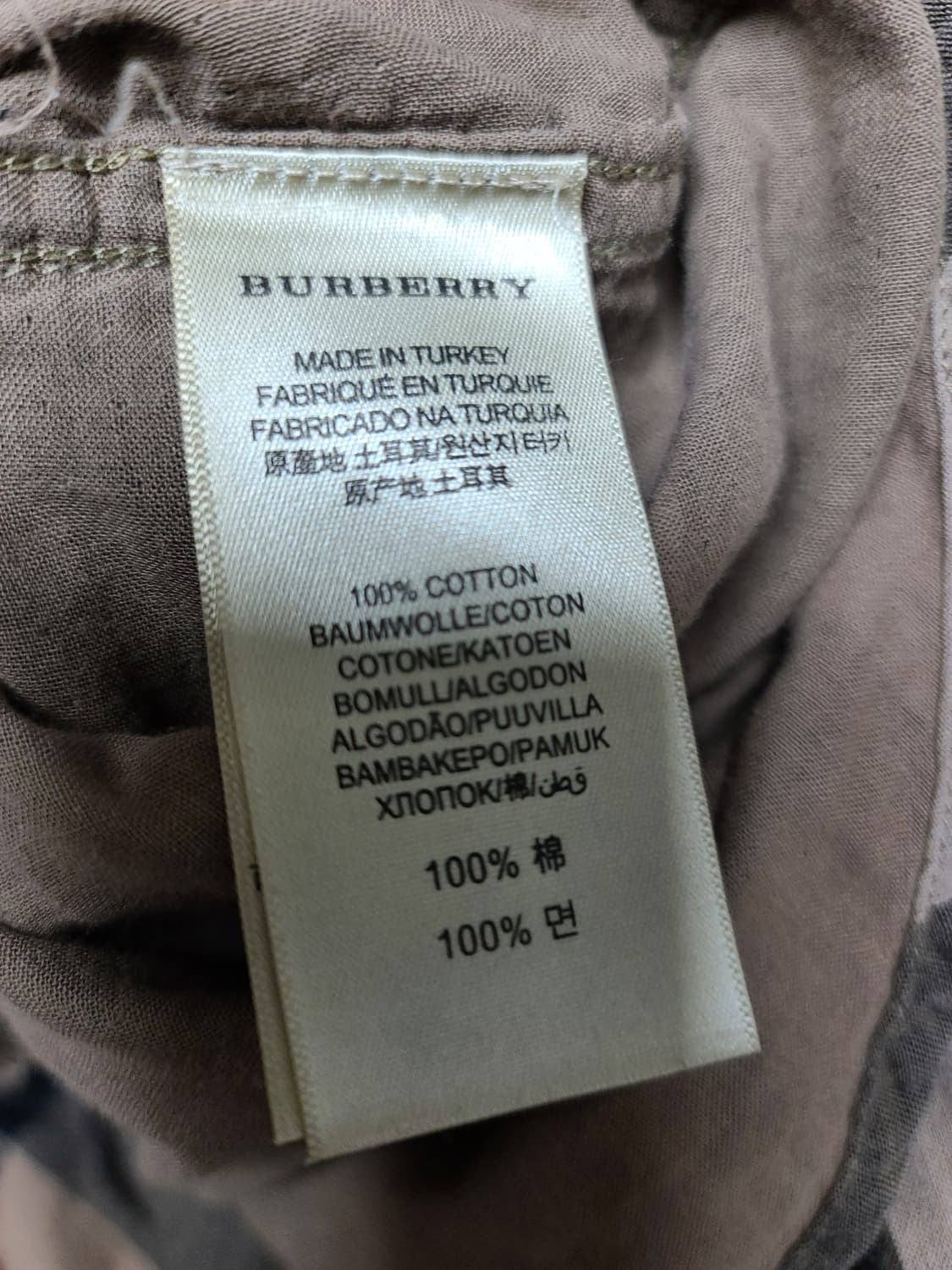 버버리브릿 체크 셔츠 100정도 상품이미지7