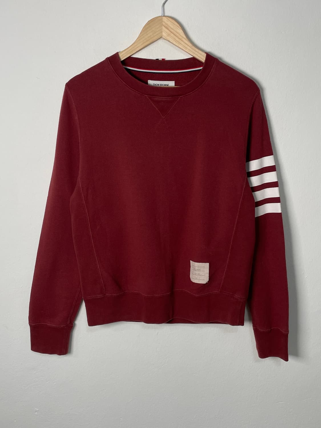 톰브라운 사선 완장 맨투맨 상품이미지3