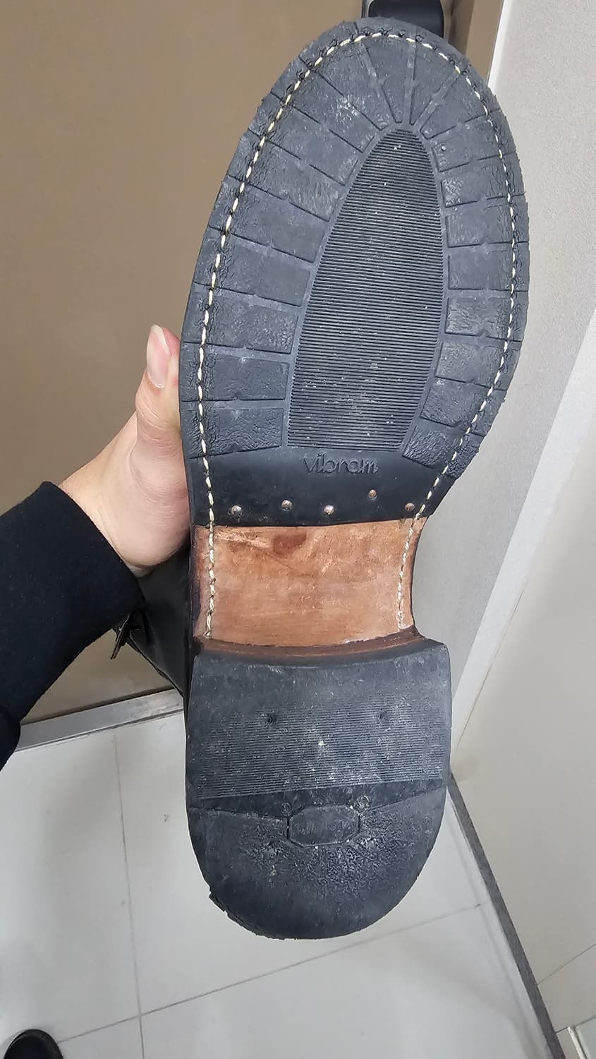 [US9D] 울버린 엔지니어 부츠 호윈 크롬엑셀 블랙 상품이미지6