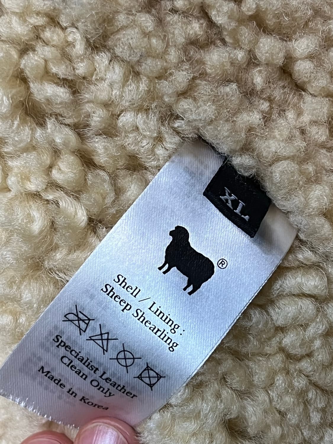 신흥사 (딤스킨) b-3 무스탕 xl (짙은갈색) 상품이미지3