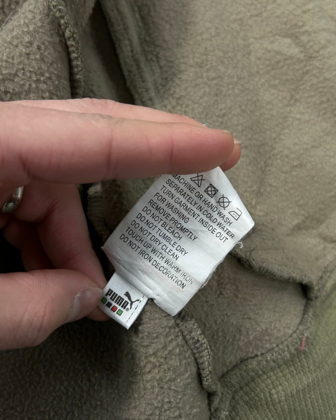 퓨마 빈티지 소매 로고 집업  상품이미지10