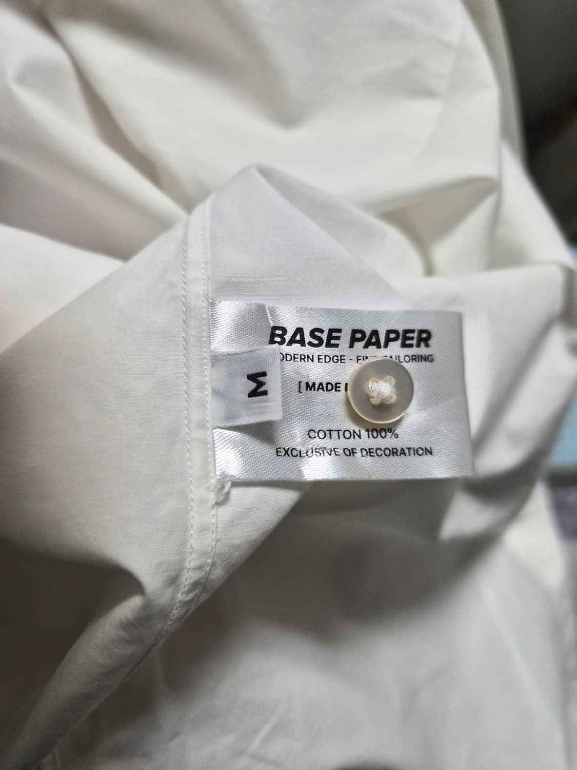 스페이드스페이스 베이스페이퍼 셔츠 상품이미지6