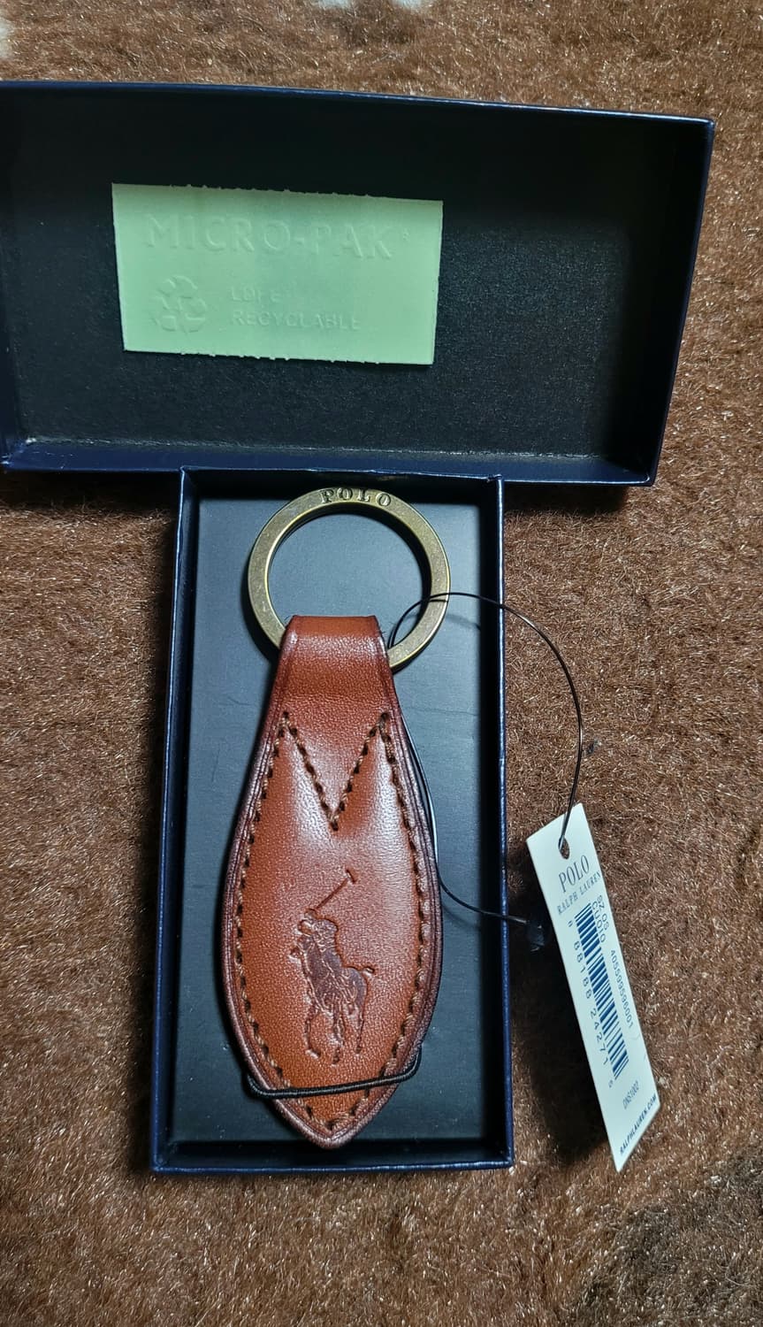 폴로 랄프로렌 레더 키홀더(10.5cm) 상품이미지2