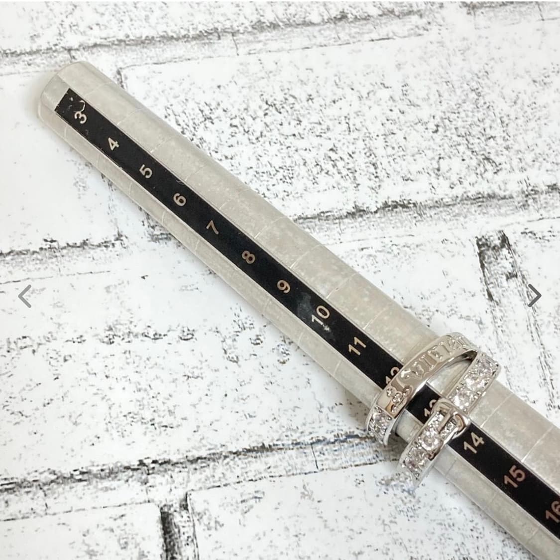 비비안웨스트우드 아카이브 크리스탈 큐빅 벨트링 반지(새상품) 상품이미지5