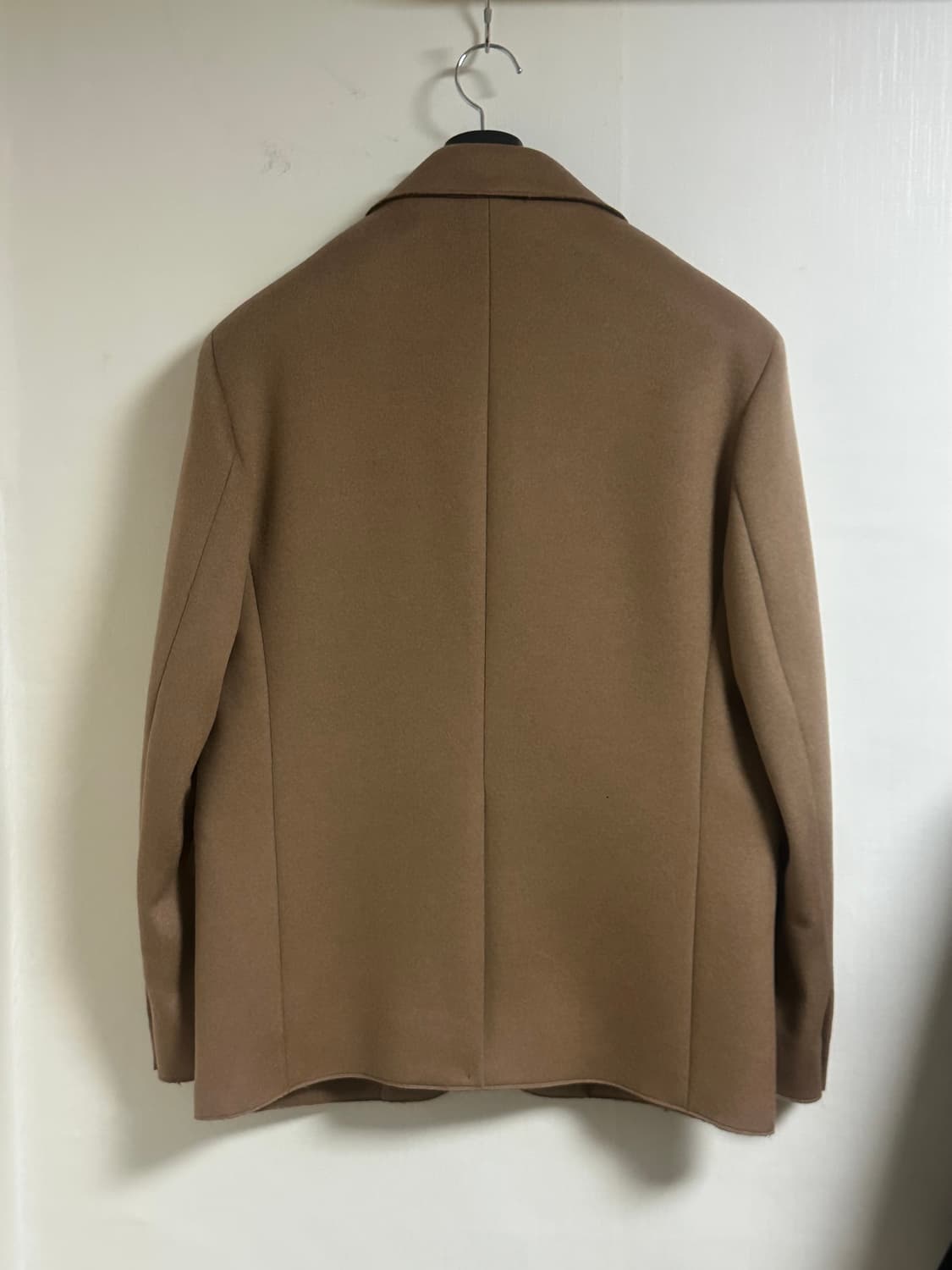 새상품 수수료X)토니웩 울 캐시 하프 코트 커팅 블레이저/M/100/카멜 상품이미지2