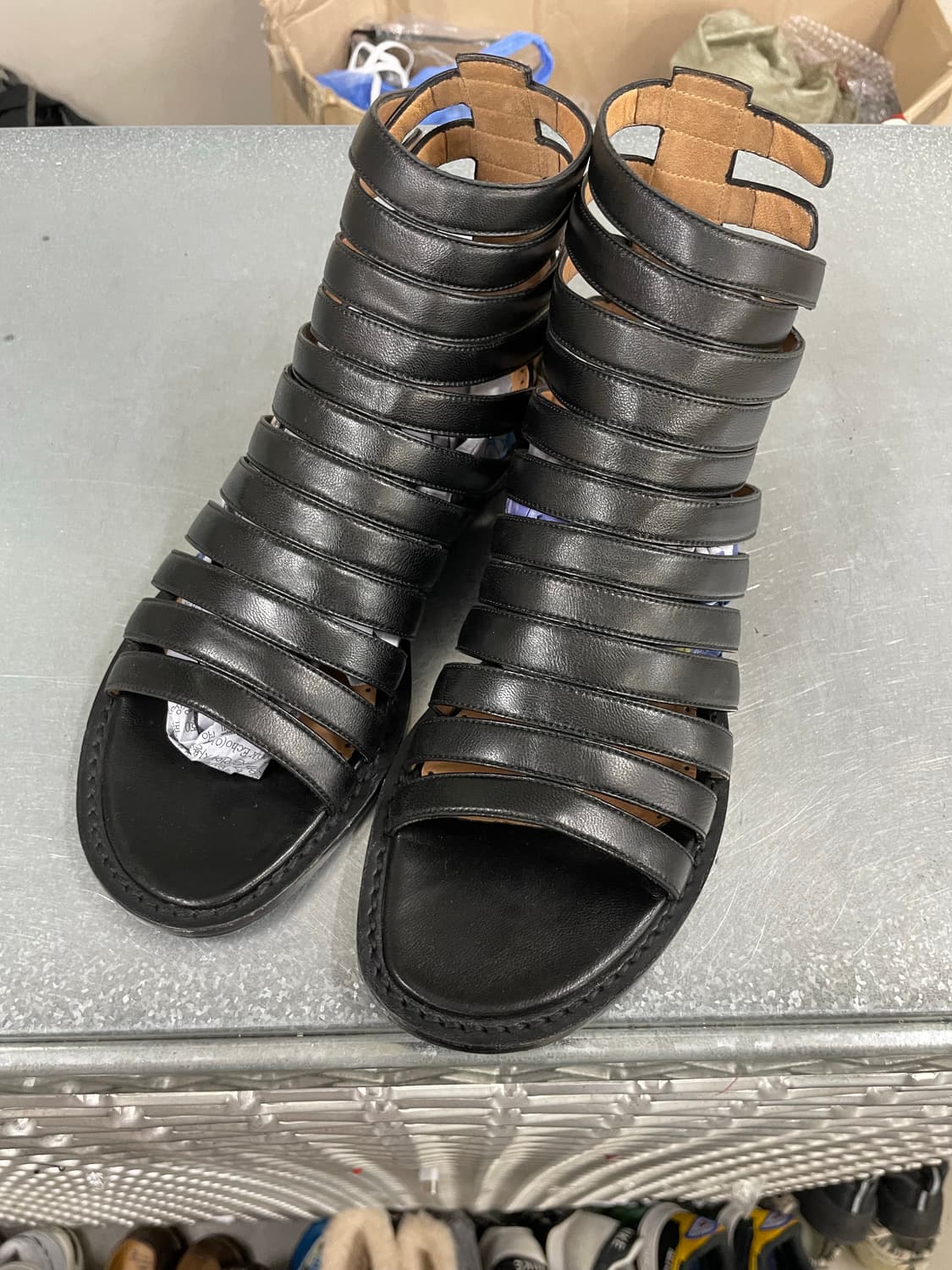 알렉사 와그너 스트랩 샌들 블랙 37.5 상품이미지2