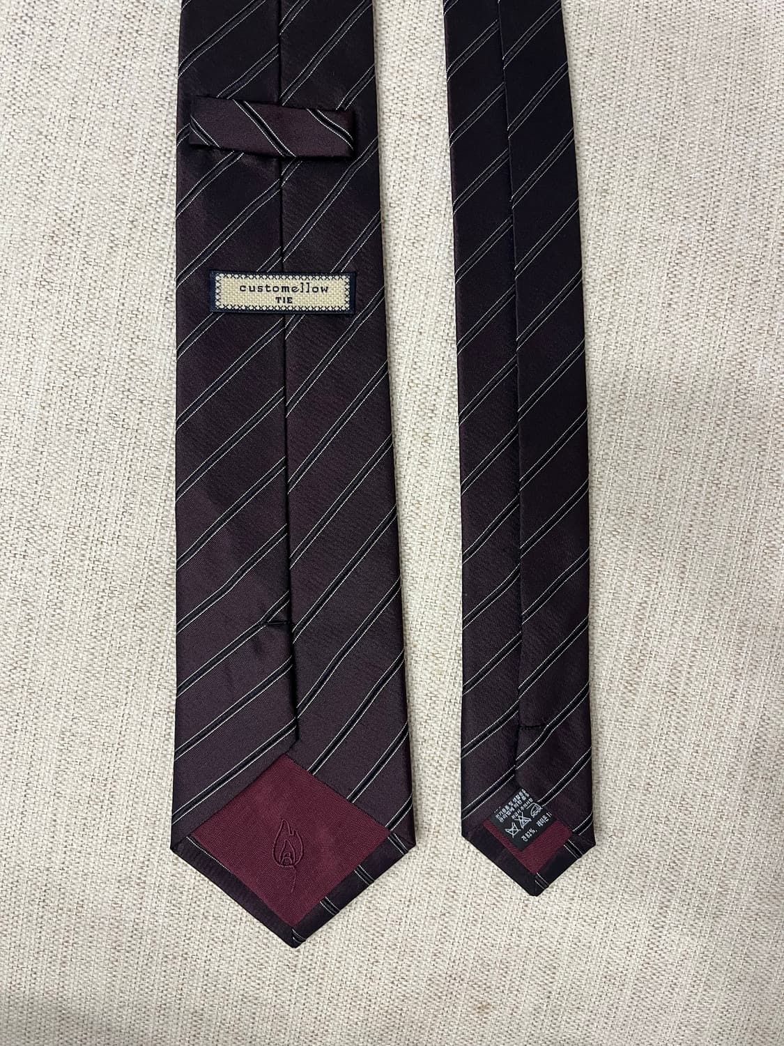 커스텀멜로우 스트라이프 넥타이 상품이미지2