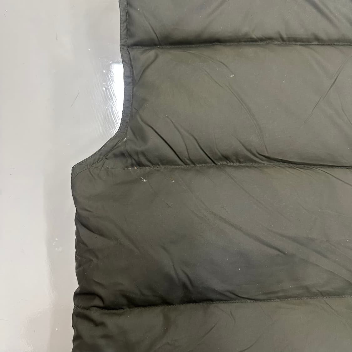 00’s 폴로랄프로렌 레더 패치 다운 패딩 베스트 상품이미지6