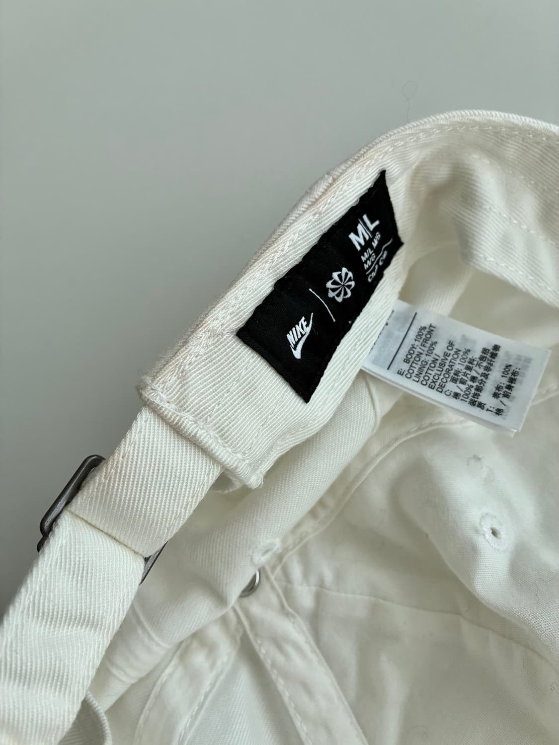 M/L) 나이키 볼캡 모자 아이보리 상품이미지7
