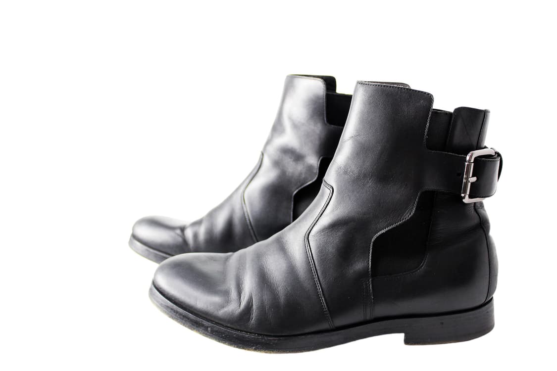 Pierre Hardy Black Leather Strap Boots 상품이미지2