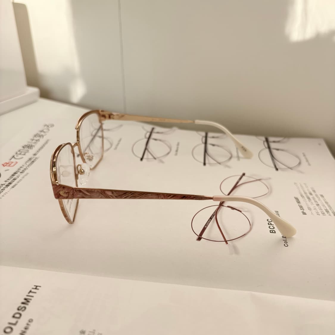 Cottet 메탈 스퀘어 빈티지안경 상품이미지4