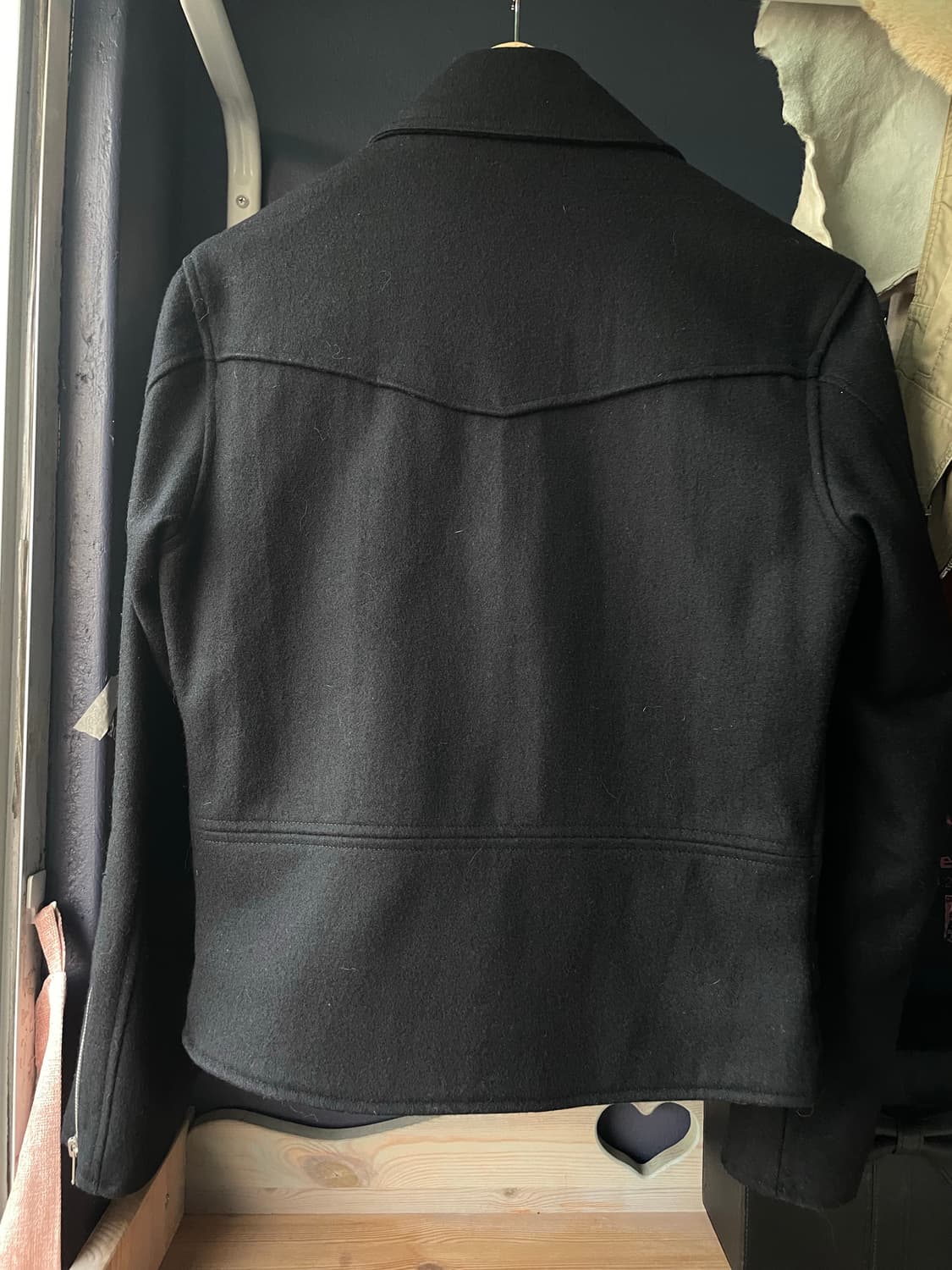 빈티지 울 라이더 자켓 상품이미지6