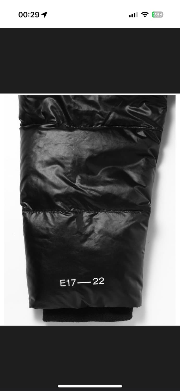 Emis 덕다운 크롭패딩 S 상품이미지3