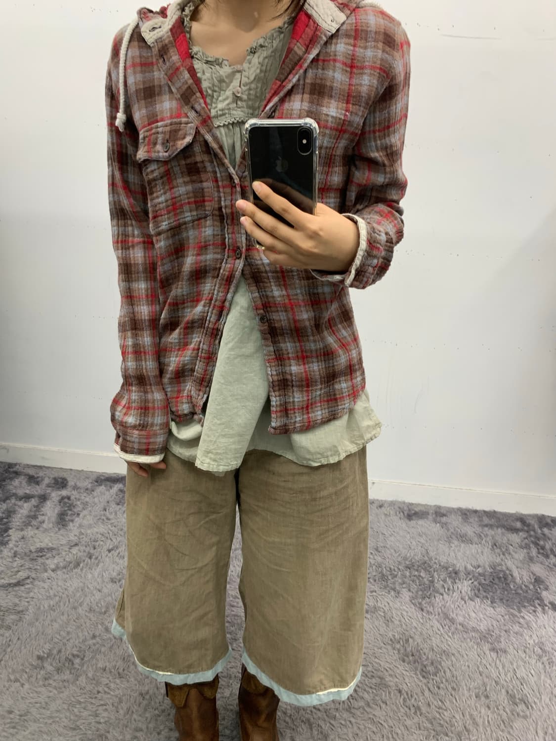 재패니즈 모리 프릴 포켓 탑 상품이미지4
