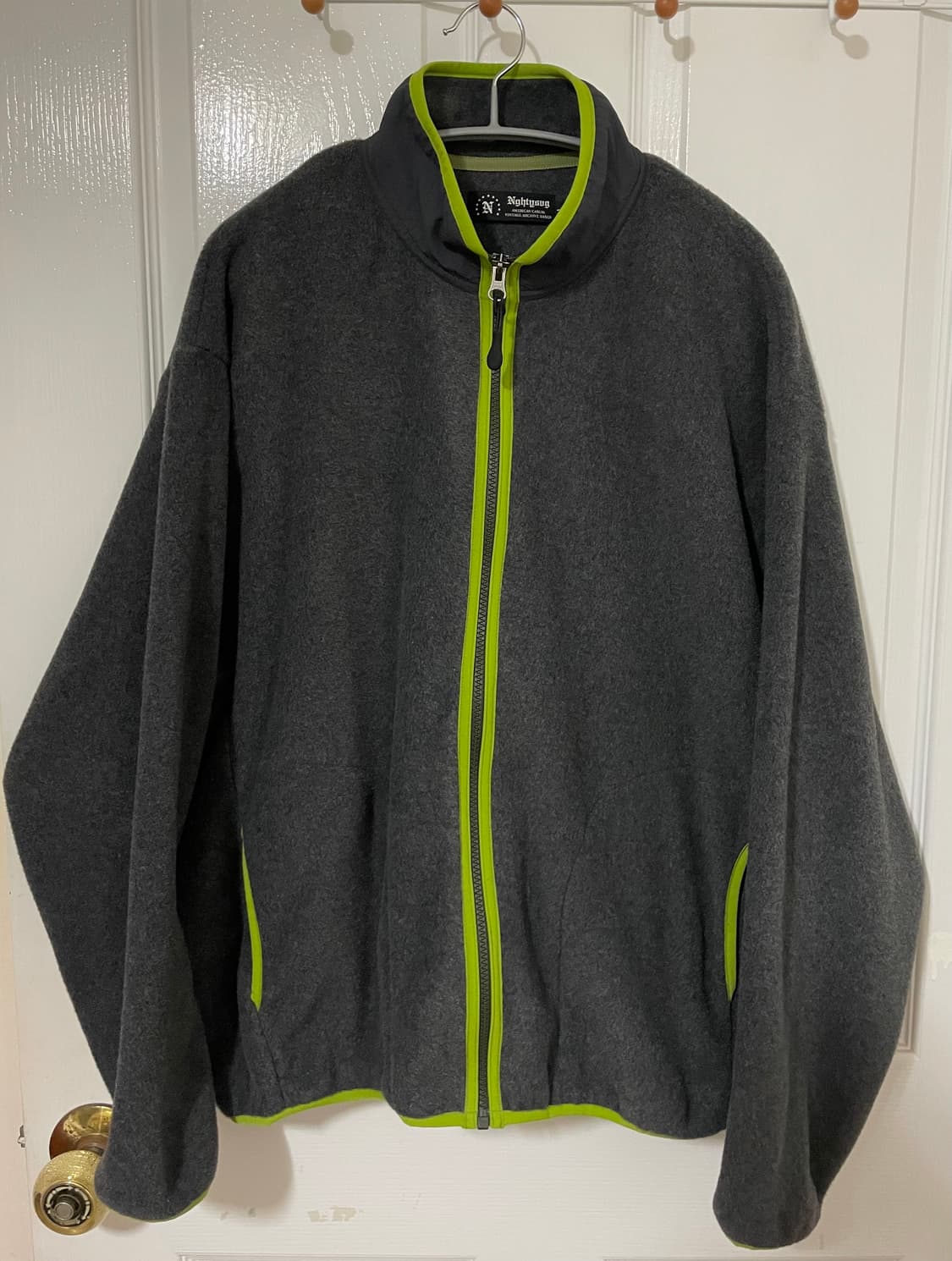 [1] 너티새비지 마이크로 플리스 자켓 차콜 상품이미지1