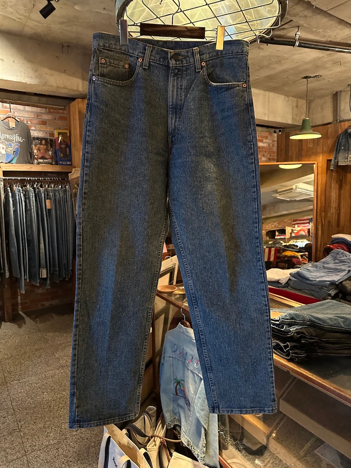  90s USA 빈티지 리바이스 554 루즈핏 데님 팬츠 상품이미지2