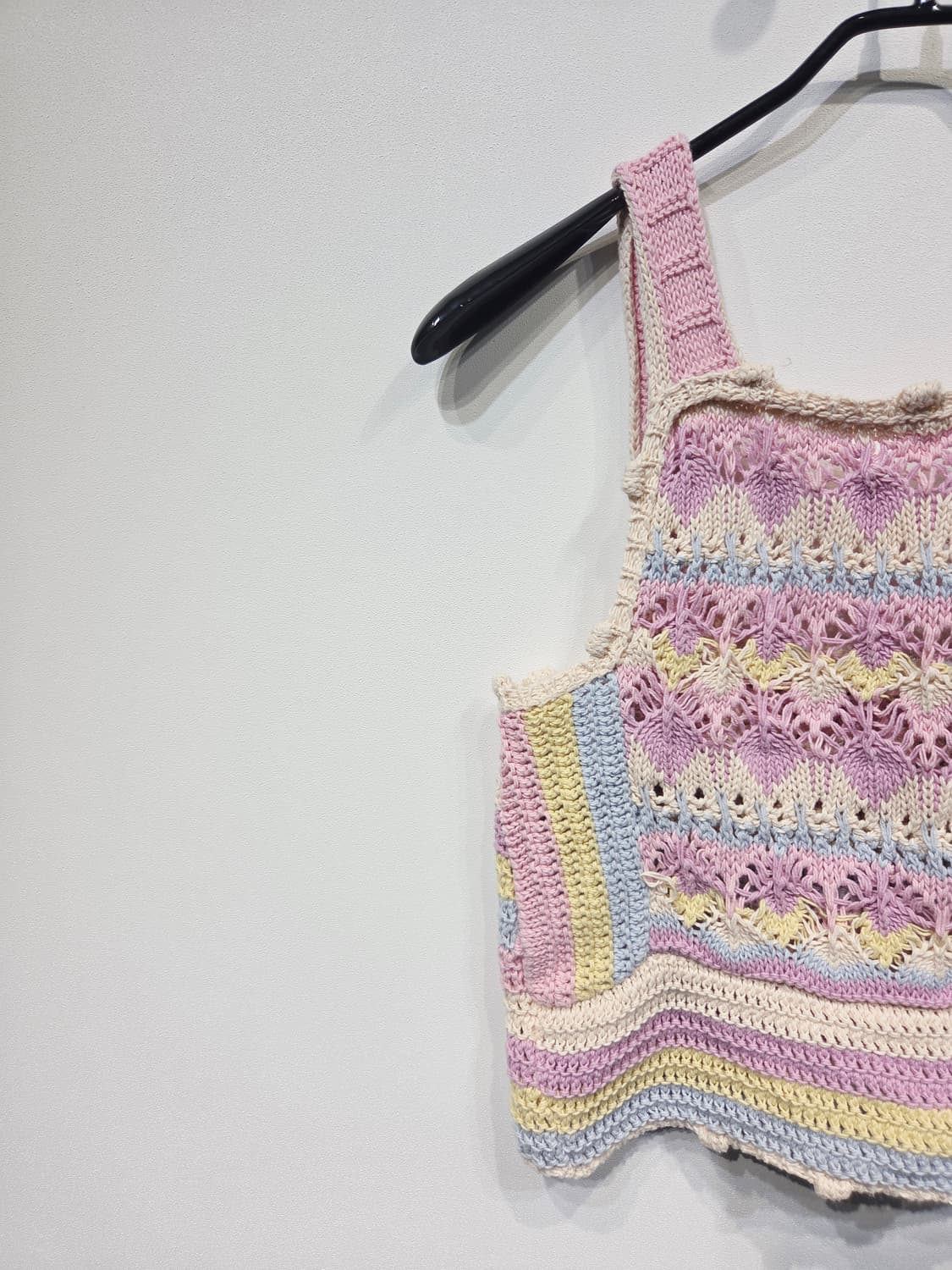 ZARA자라 파스텔 스트럭처 크롭탑_L 상품이미지3